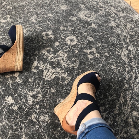 Tory Burch wedge espadrilles size 10 - Picture 5 of 11